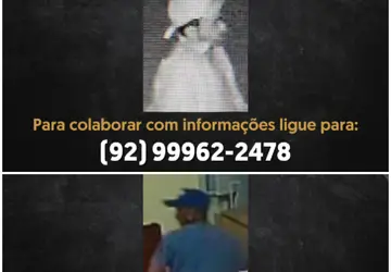 PC-AM divulga imagem de indivíduos procurados por furto em paróquia na zona oeste de Manaus