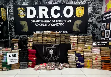 PC-AM, PMAM e Polícia Federal desarticulam grupo criminoso e apreendem cerca de 300 quilos de drogas