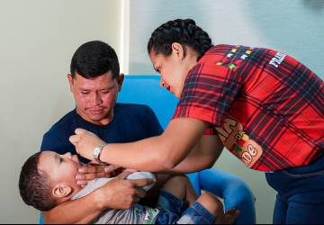 Mais de 12 mil crianças foram vacinadas em Manaus no Dia D de vacinação contra a pólio