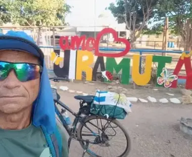 Ciclista que cruzou o país some próximo a fronteira com Essequibo