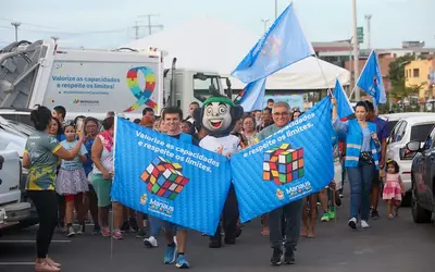 Prefeitura encerra mês de conscientização do autismo com programação especial no parque Amazonino Mendes