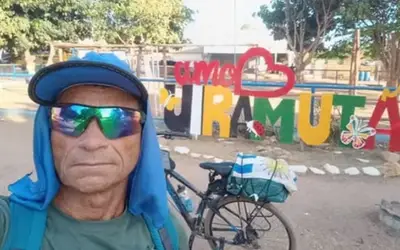 Ciclista que cruzou o país some próximo a fronteira com Essequibo