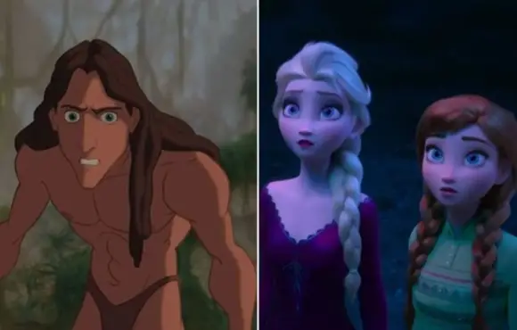 Diretor da Disney confirma que Tarzan, Elsa e Anna são parentes bem próximos.