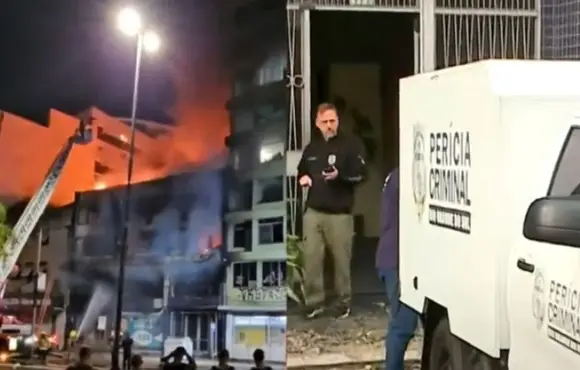 Incêndio em pousada que matou 10 pode ser criminoso, diz Defesa Civil