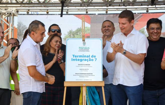 Prefeitura inaugura Terminal de Integração 7, amplia mobilidade urbana e beneficia comunidades de Manaus